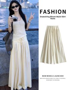 YISOF | Lightweight High Waist Loose Fit Slimming Comfortable Skimmer Pants