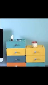 Hộp đựng đồ để bàn Hộp Đựng Mỹ Phẩm Dạng Ngăn Kéo Hộp Lưu Trữ Đa Năng Xếp Chồng Thành Tủ Kéo-NIEVE