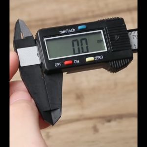 6”Electronic Digital Caliper 6 Inch or 150 MM Max Measurement Plastic Electronic Digital Caliper with Extra Large LCD Screen Vernier Calipers Measuring Tool Inch and Metric Measurements