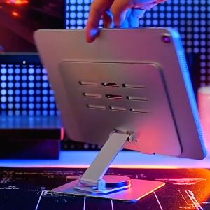 INOVAGEN 360° แท่นวางแท็บเล็ตหมู 4.7 และ 12.9 ตนเอง มีโต๊ะสำหรับแท็บเล็ต/โทรศัพท์