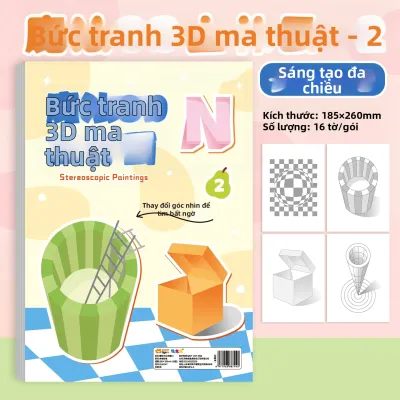 ZEEGO | Sách Vẽ Sáng Tạo 3D Cho Trẻ Em
