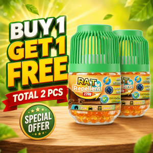 Buy 1 free 1 Bray Rat Repellent Penghalau Tikus Mouse Repellent Ubat Halau Tikus Anti Tikus Pest Control Home Car Outdoor