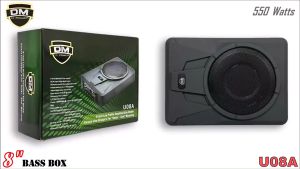 BASS BOX ขนาด 8นิ้ว เสียงดี เสียงเบสออกมาชัด DM SUPER BASS BOX รุ่น U08A ให้พลังเสียงที่ออกมา 550 Watts กันเลยทีเดียว