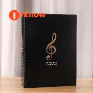 I know 20/30 Sheet Music Score Holder Modified Non-Reflective A4 Size Sheet Document File Organizer Folder Music Score Clip