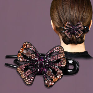 Version Rhinestone Butterfly Hair Clip Trendy Hairpin Hair Accessories
