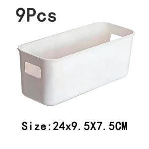 9Pcs Odor Free Multifunctional Storage Box Safe Sundries Organizer for Kitchen Makeup Snacks Home Storage
