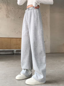 Spring Autumn Girls Sport Pants Loose Straight Casual Trousers Fashionable Middle Large Children Long Pants Casual Wear