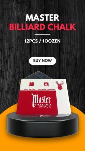 12 Pieces / 1 Dozen Master Billiard Chalk - Original Pool Cue Chalk Snooker Billiard Chalks