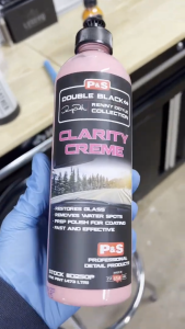 P&S Double Black CLARITY CREME Glass Polish Obat Poles Penghilang Kerak Air Jamur Kaca