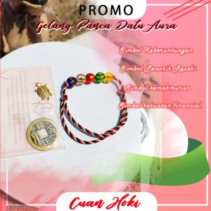 Gelang Panca Datu Aura Original Khas Bali Gelang pria & Wanita Special Bonus Limited Edition Bisa COD