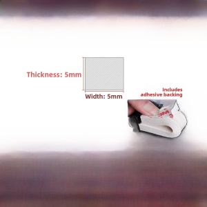 Soft Silicone Foam Strip Heat Resistant Cold Proof Elastic Sealing Strip Sponge Strip White Adhesive Strip Durable Hardware