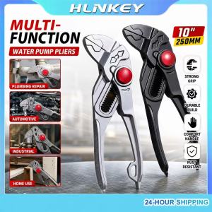 HLINKEY 4-Inch Mini Adjustable Water Pump Pliers – Multifunctional Plumbing Wrench for DIY Home Repair Automotive & Outdoor Emergency (Portable & Durable)