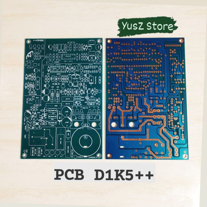 PCB D1k5 Power Amplifier class d 1k5 Bahan Fiber FR4 Klass D plus