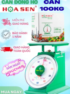 Cân đồng hồ Hoa Sen 100KG - hàng chính hãng
