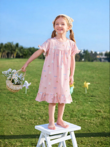 Usbettas | Spring/Summer New Pure Cotton Girl Pajama Set