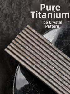 XIYUANJI | Đũa Titanium Chống Trượt Chống Khuẩn Chống Mốc Chịu Nhiệt Cao