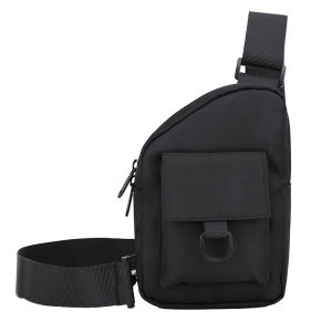 Casual Mens Crossbody Bag Multi-Functional Chest Bag Simple Summer Backpack Trendy Brand Small Bag Oxford Cloth Material