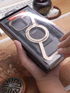 Oatsbasf Z Shape Phone Case Heat Dissipation Magnetic Phone Case With Rotating Stand For iPhone 17Pro Max/Air/16E/16 ProMax/16 Pro/16/15 ProMax/14Pro Max/13 Pro Max