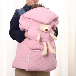 Thickened Windproof Baby Blanket Carriage Cover Pillow Waist Cushion Outdoor Autumn Winter Windproof Cozy Warm Toddler Blanket