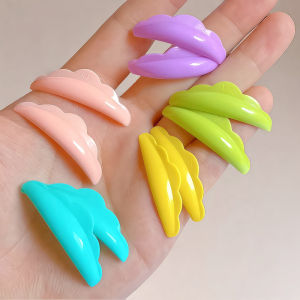 Colorful Cloud Eyelash Curling Pad with Adhesive Keratin Eyelash Treatment Auxiliary Tool Softening Setting Boosting Pad