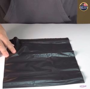 Black Thick Flyer Courier Bag Packing Bag Postage Parcel Bag Consignment Kurier Beg 10 pcs/roll 10