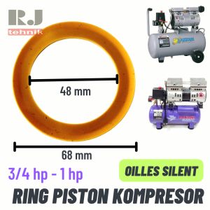 Ring Piston Kompresor Oilless Seal Ring Compressor Silent Oilless Lakoni Basic Fresco