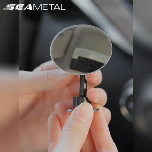 SEAMETAL Car Rear View Auxiliary Mirror HD Glass Adjustable Vision Driving Upgrade