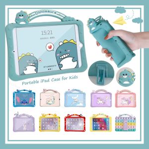 Handle IPad Pro 11 Inch Case for Kids Cute Ipad 10th 9th 8th 7th 6th Generation Cover for Apple Ipad Air 5 4 3 2 1 Case Shockproof Cartoon Ipad 10.2 10.9 Pro 9.7 10.5 Inch Casing for Kids