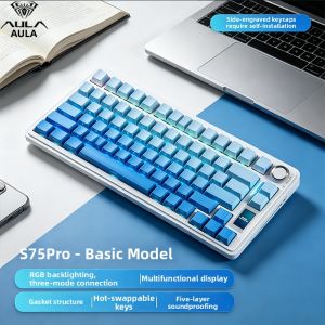 AULA | Wireless Bluetooth Mechanical Gaming Keyboard Tri-mode Customizable