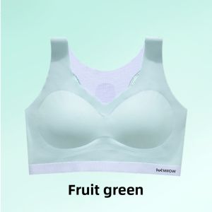 Miiow | Comfortable Modal Sports Bra For Teenage Girls Stage Two 12-14 Years Old Summer Underwear Nylon Fabric Soft Seamless Vest