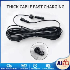★Same Day Shipping★ 5M LED Solar Lights Extension Cable Waterproof Power Cord DC Male Female Connector for Solar Lamp