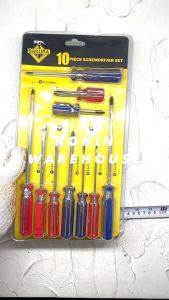 SAKURA Obeng Set 10 pcs Plus Minus Cebol: Aksesoris Mekanik Berkualitas