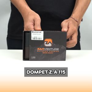 Zarventure Dompet Pria Lipat Kulit Sintetis Wallet Za115