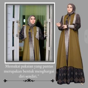 gamis dara set hijab by Df collection