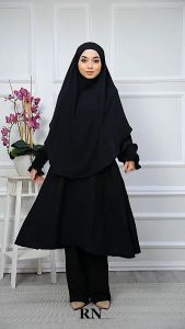 Suit Baju Labuh Muslimah Marissa Haji Umrah (Nursing) 13.0 | BAJU HAJI UMRAH | SUIT LABUH MUSLIMAH | MARISSA SUIT 13.0 - SUIT JUBAH SELUAR IRONLESS