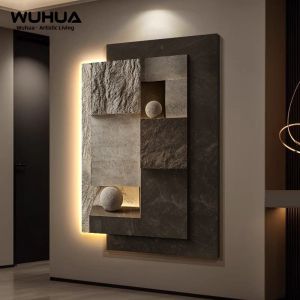 MUWU | Luxury Elegant Corridor Lighted Abstract Wall Art
