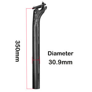 Elitaone Carbon Fiber Seatpost 27.2/30.9/31.6mm Matte Black Offset 20mm Lightweight Durable MTB Road Bike Seat Post Bicycle Part