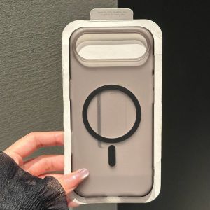 Original Matte Clear Magnetic For Magsafe Case For iPhone 17 Air 16 15 14 13 12 11 Pro Max Plus 16E X XS XR Shockproof PC Cover