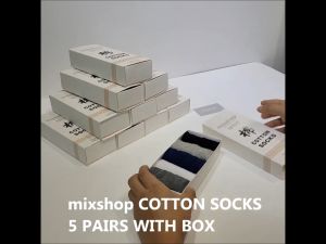 mixshop MANS CLASSIC COTTON SOCKS LOW CUT ANKLE SOCKS. SG ready stock.