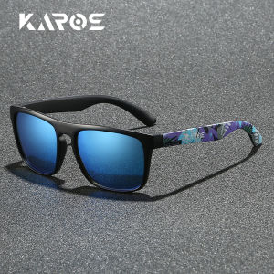 Karos Graffiti Polarized Sunglasses UV400 Protection Men Women Outdoor Driving Glasses Sports Eyewear for Baseball And Softball