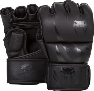 Venum Challenger MMA Gloves – Black/Black S