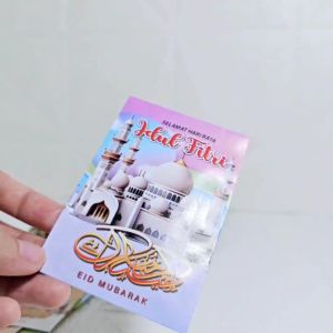 50 PCS  AMPLOP/ANGPAU LEBARAN IDULFITRI MASJID SERI V MEDIUM /AMPLOP THR MOTIF MASJID