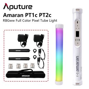 Aputure Amaran PT Series PT1C PT2C RBGww Full Color Pixel Tube Light 2700-10000K Video Light LED Stick For Photography