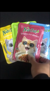 NutriTail 20PCS 80g Cat Wet Food Real Meat Cat Treat Recipe For Shiny Coat Cat Pure Natural Food