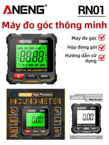 ANENG | Máy Đo Góc Kỹ Thuật Số ANENG RN01 360 Độ ° Máy Đo Từ Tính Thông Minh Với Nam Châm Mạnh Bốn Mặt Để Đo Chính Xác