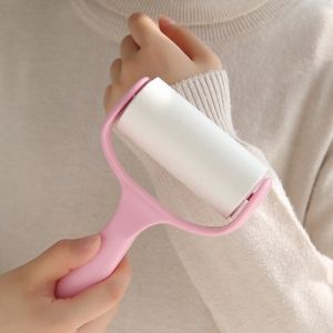 Tearable Roll Paper Sticky Roller Dust Wiper Sticky Pet Fur Cleaner Hair Roller  Reusable Pet Fur Remover for Dog&Cat
