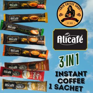Alicafe & Alitea - Tongkat Ali Dan GInseng & Warung - Instant Coffee & Tea Drink - Pack