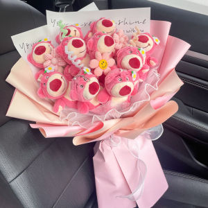 Creative Cartoon Flower Gift Dolls Cute Bear Bouquet Best Friend Girls Graduation Day Gifts Festive Supplies/Innovative Gifts