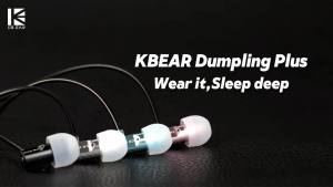 Kbear | KBEAR Dumpling Plus Wired Sleep Earbuds Ultra Flat In Ear Headphones for Side Sleepers 6mm Dynamic Driver Noise Isolating Earp