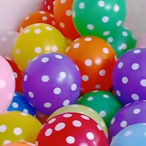 ส่งจากไทย ลูกโป่งมุก12 นิ้ว แพค10ใบ ลูกโป่งลายจุด ลูกโป่งเนื้อหนาพิเศษ คุณภาพดี ของเล่น ลูกโป่งยางขนาด ฐานลูกโป่งพร้อมลูกโป่ง